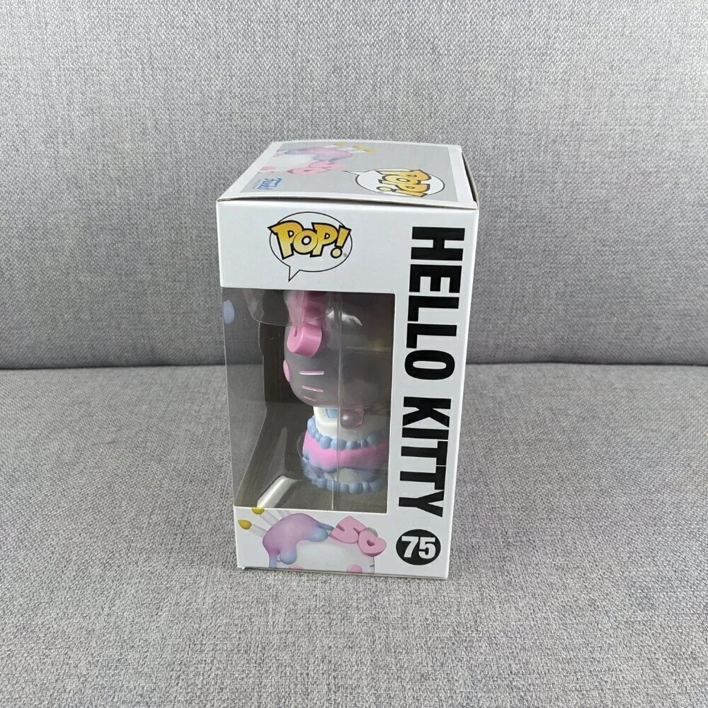 Sanrio Hello Kitty 50th Anniversary Hello Kitty with Cake Funko Pop! Vinyl - Picture 2 of 6
